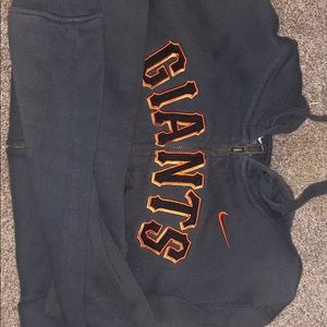 Nike Giants baseball zip up